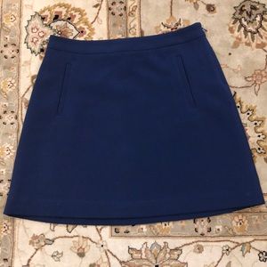 C Wonder Navy Blue Semi- Mini Skirt, Size 10